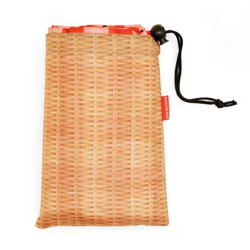 76"x53" Red Gingham Picnic Blanket - Image 3