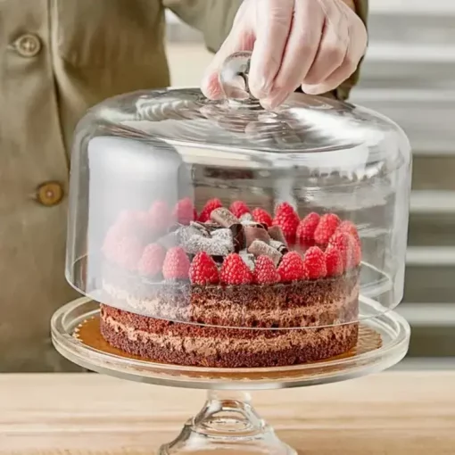 9.5" Glass Cake Dome - Image 2