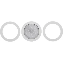 Bialetti 1 cup Espresso Maker Gasket with Filter Plate, set of 3