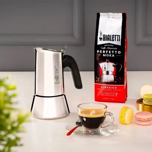 Bialetti 6 cup Venus Stainless Steel Stovetop Espresso Maker - Image 3