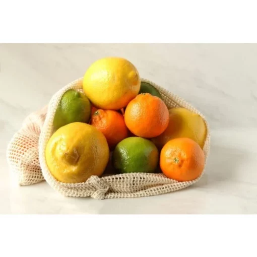Organic Cotton Produce Bags, set of 4 - Image 5