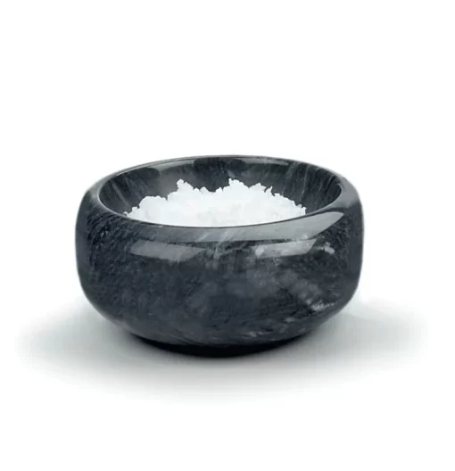 Small Black Marble Bowl - Image 2