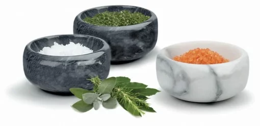 Small Black Marble Bowl - Image 3